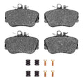DFC 94-98 Mercedes-Benz C280 Front 5000 Advanced Low Metallic Brake Pads and Hardware Kit