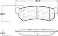 Street Brake Pads w/Shims and Hardware