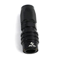 Q/R #8 Str Hose End Black