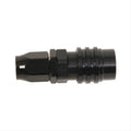 Q/R #8 Str Hose End Black