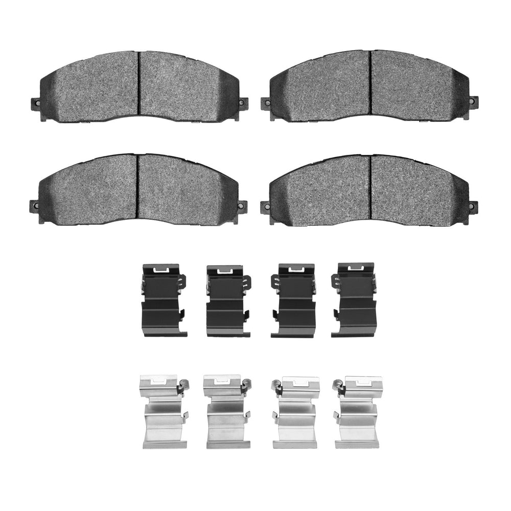 R1 11-22 Ford F-250 4WD (Super Duty) Front Semi Met Pads & Hardware Kit