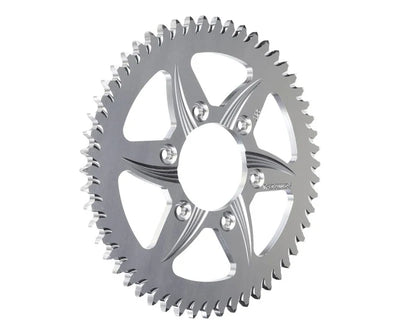 Vortex Racing Aluminum Rear Sprocket 530 52 Tooth- Silver
