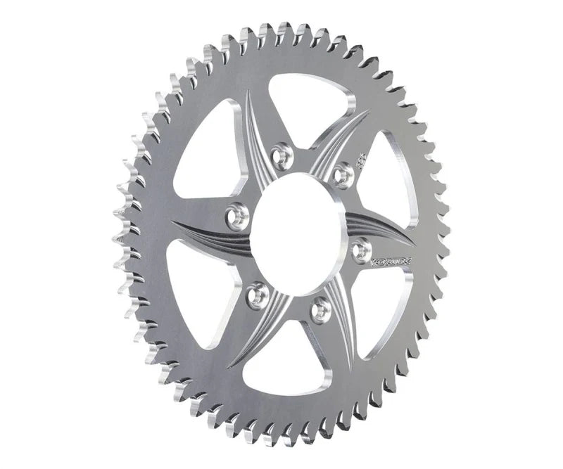 Vortex Racing Aluminum Rear Sprocket 530 52 Tooth- Silver