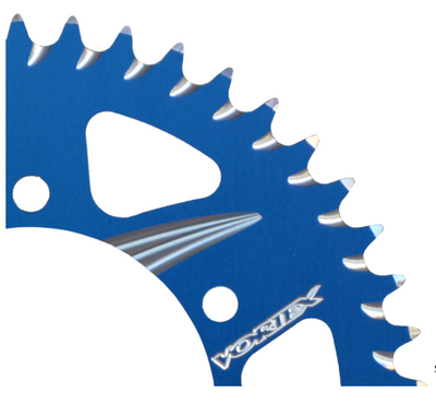 Vortex Racing Aluminum Rear Sprocket 520 50 Tooth- Blue