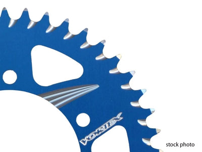 Vortex Racing Aluminum Rear Sprocket 520 44 Tooth- Blue