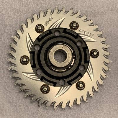 Vortex Racing Aluminum Rear Sprocket 530 40 Tooth- Silver