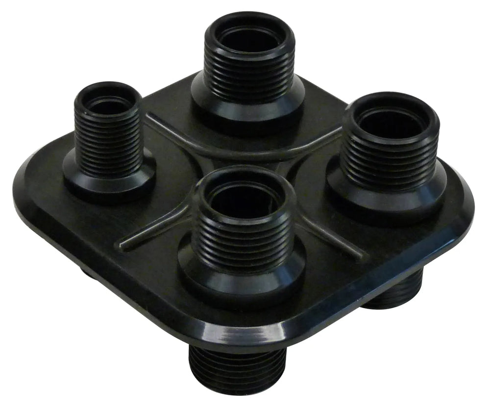 ALUMINUM FIREWALL BULKHEAD BLACK BI