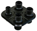 ALUMINUM FIREWALL BULKHEAD BLACK BI