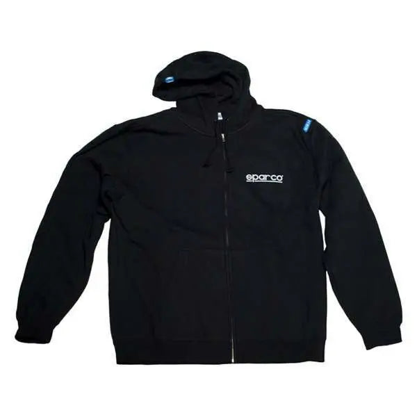 Sparco Swtshrt Zip Www Blk Xlrg