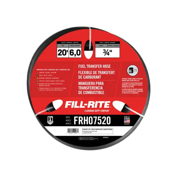 3/4IN X 20FT FUEL TRANSFER HOSE
