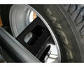 Rear Tailgate Tire and Brake Light Extender for 1987-1995 Jeep Wrangler YJ, 1997-2006 Jeep Wrangler TJ, Black Rampage