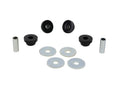 Control arm - lower outer bushing 4 Bushings 2 Tubes 4 Washers Grease
