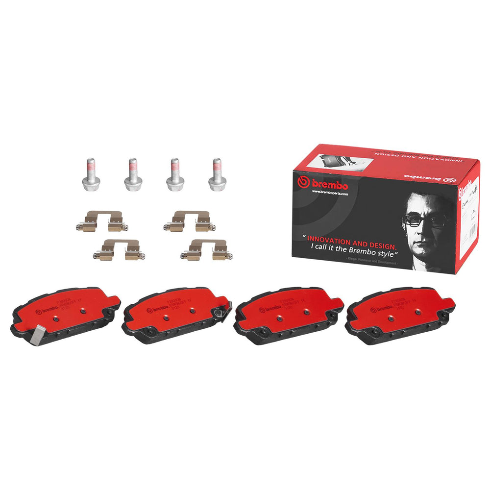 Brembo 2016 Honda CR-Z/16-20 HR-V Rear Premium NAO Ceramic OE Equivalent Pad