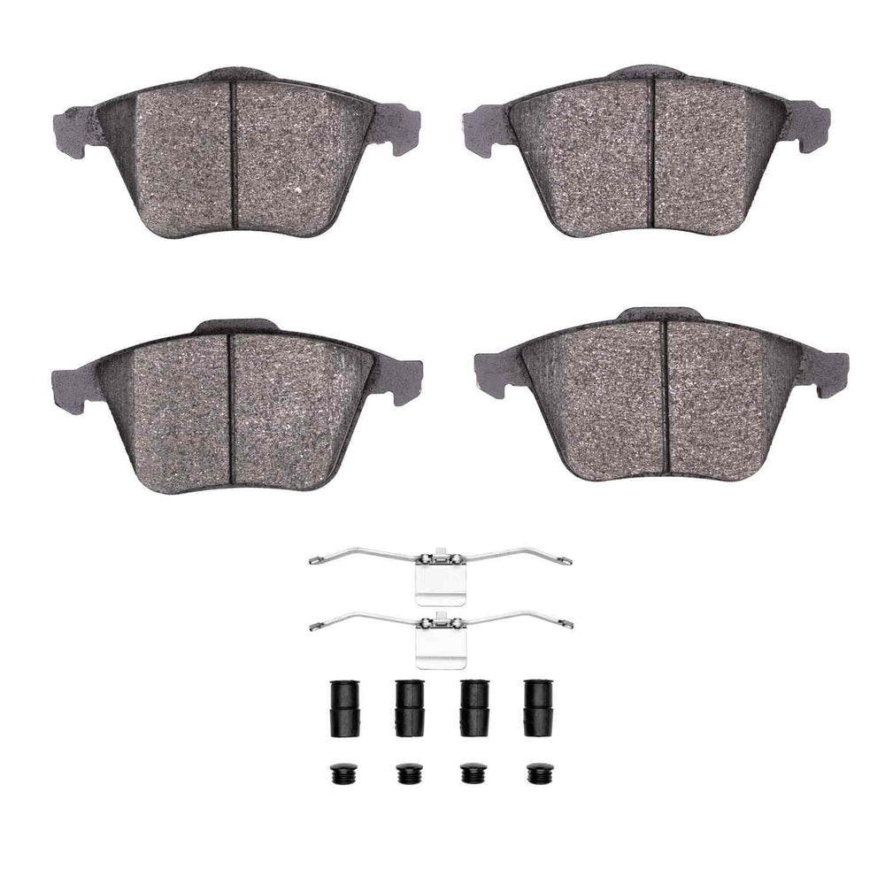 R1 04-13 Mazda 3 Front Semi Met Pads & Hardware Kit