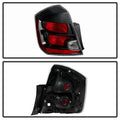 Xtune Nissan Sentra Sr/Se-R 2010-2012 Driver Side Tail Lights - OEM Left ALT-JH-NS10-OE-BK-L