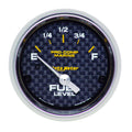 Autometer Marine Carbon Fiber 2-1/16in 240-33 Ohms Electric Fuel Level Gauge
