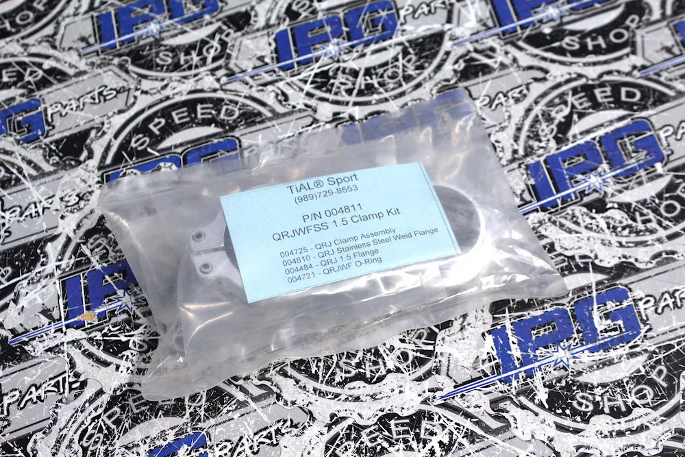 TiALSport QRJ BOV SS Weld Flange 1.5 Clamp Kit