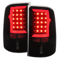 Xtune Dodge Ram 1500 07-08 OEM Style Tail Lights -Red Smoked ALT-JH-DR07-OE-RSM