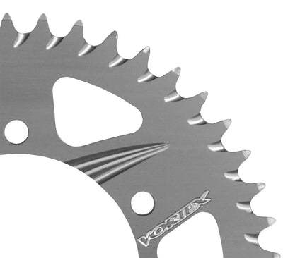 Vortex Racing Aluminum Rear Sprocket 530 40 Tooth- Silver