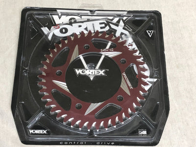 Vortex Racing Aluminum Rear Sprocket 520 42 Tooth- Red