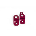 TurboXS Radiator Stay PAIR; 2002-2007 WRX; 2004-2007 STi; w/ OEM Hood Prop Mounting Hole; Red