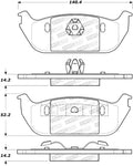 Street Brake Pads w/Shims and Hardware