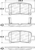 Street Brake Pads w/Shims and Hardware