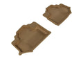 3D MAXpider 2014-2018 Jeep Wrangler JK 2-Door Kagu 2nd Row Floormats - Tan