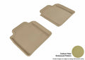 3D MAXpider 2007-2012 Lexus LS460L/LS600HL Kagu 2nd Row Floormats - Tan