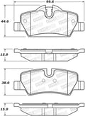 Street Brake Pads w/Shims and Hardware