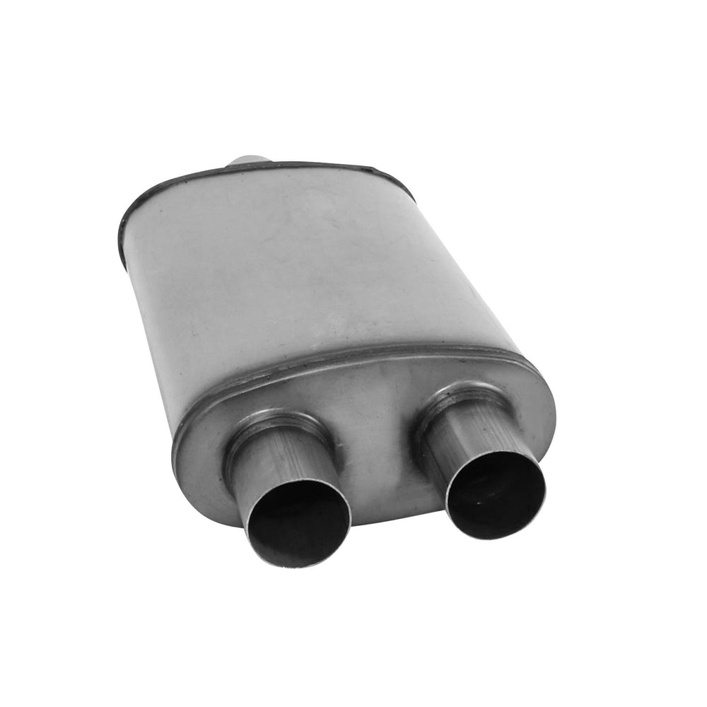 0210 RAM 1500/8892 S10 MUFFLER XLERATOR II OVAL 2.5IN ID/OD C/D 20IN OAL SS