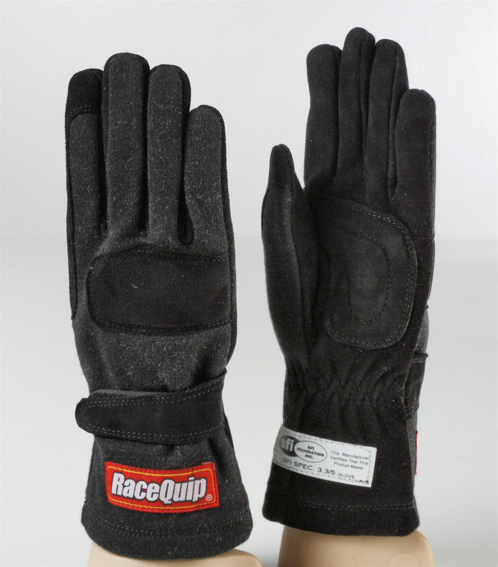 Glove Double Layer Child Large Black SFI-5 Youth