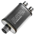 Flow Fx Muffler Flow Fx Muffler 3.00 Center In/ 2.50 Dual Out Moderate Sound Stainless Steel Flowmaster