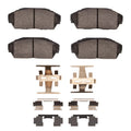 R1 86-93 Acura Integra Front Optimum OE Brake Pads & Hardware Kit