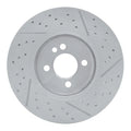 R1 07-15 Mini Cooper Clubman Front Drilled and Slotted Brake Rotor