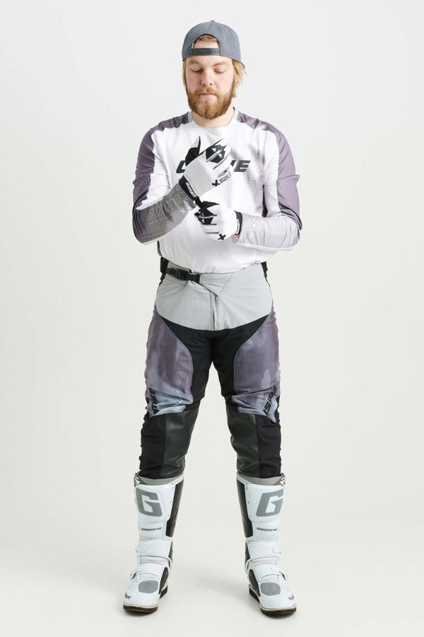 USWE Kalk Off-Road Jersey Adult White - XS