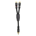 V16 SERIES RCA AUDIO CABLES - 1 MALE 2 FEMALES