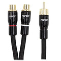 V16 SERIES RCA AUDIO CABLES - 1 MALE 2 FEMALES