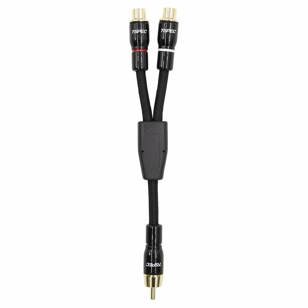 V16 SERIES RCA AUDIO CABLES - 1 MALE 2 FEMALES