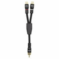 V16 SERIES RCA AUDIO CABLES - 1 MALE 2 FEMALES