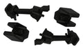 Hood Catch Kit for 2007-2018 Jeep JK Wrangler, Black Plastic Crown Automotive