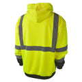 SJ01B3 CLASS 3 COLOR BLOCKED HOODED ZIPPERED SWEATSHIRT GREEN SIZE XL