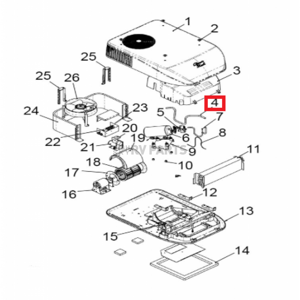 COLEMAN RVP auto part