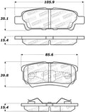 Stoptech auto part installed view