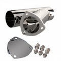 QTP 3in Weld-On QTEC Exhaust Cutout Y-Pipe