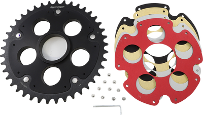 Vortex Racing Aluminum Rear Sprocket 520 41 Tooth- Silver