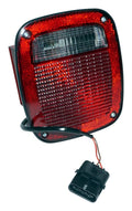 Tail Light, Left, w/ License Lamp for 1997 TJ Wrangler, Select 91-95 YJ Wrangler Crown Automotive