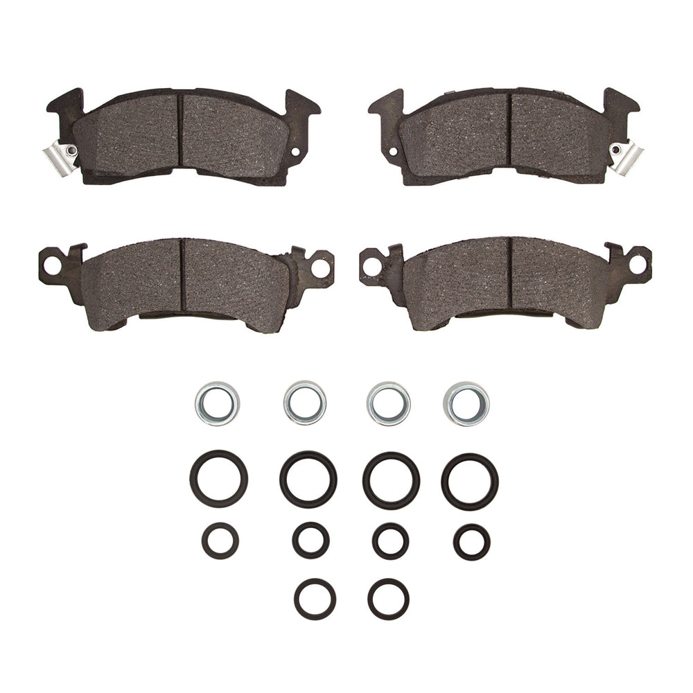 R1 1976-1978 Buick Estate Wagon Rear R1 Ceramic Pads & Hardware Kit