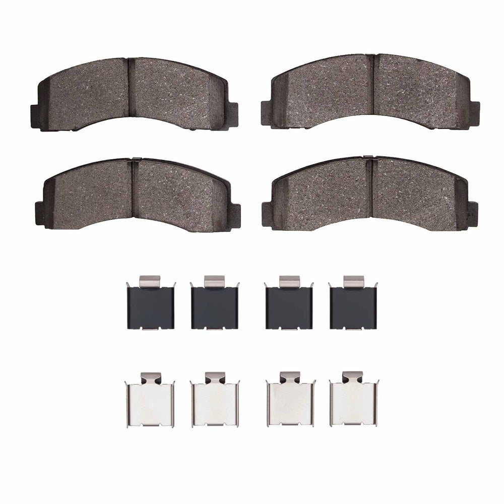 R1 10-21 Lincoln Navigator Front Semi Met Brake Pads and Hardware Kit