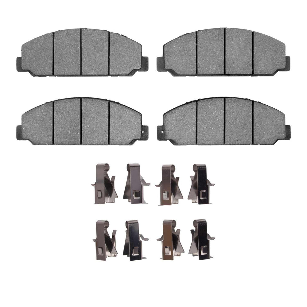 R1 13-20 Hino 195H Dc Rear Semi Met Brake Pads and Hardware Kit